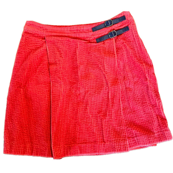 Boden Dresses & Skirts - Boden Wide Wale Corduroy Faux Wrap Skirt- Size 6